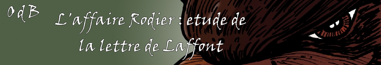 Etude du proc�s de la famille Rodier